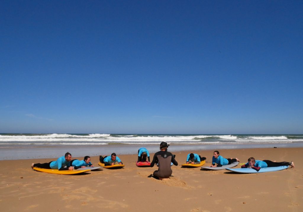 cours de surf le porge