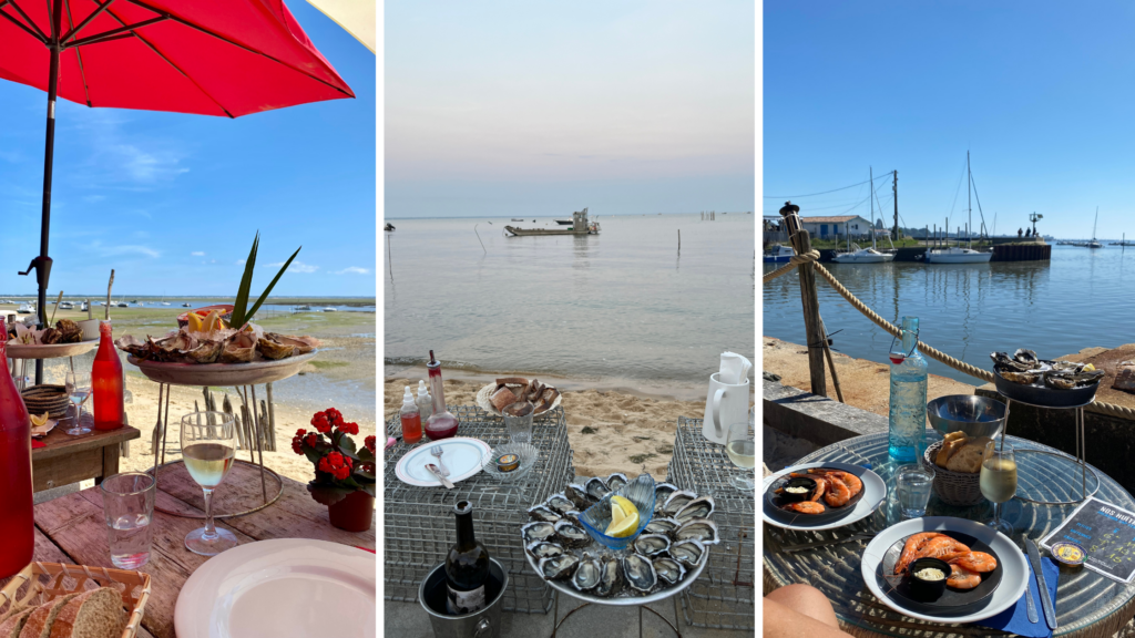 dégustation d'huitres bassin arcachon cap ferret